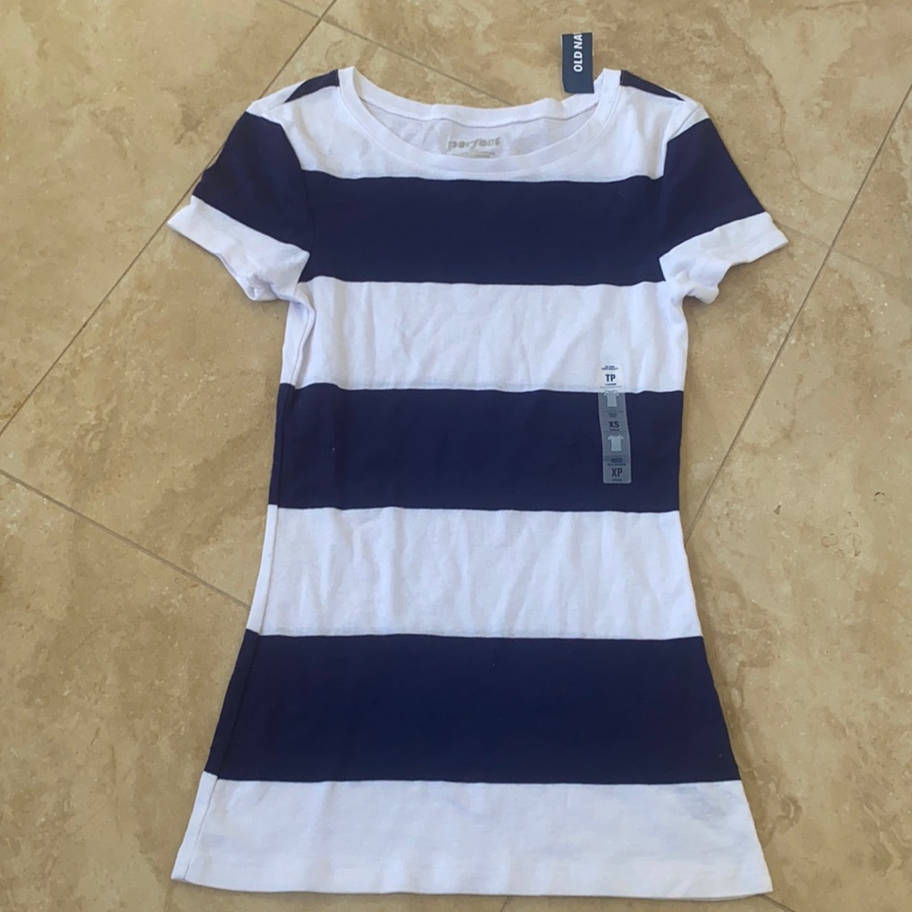 NWT old navy stripped tee